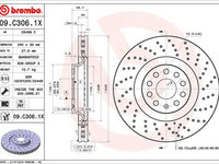 Disc frana BREMBO 09.C306.1X