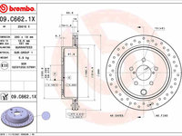 Disc frana BREMBO 09.C662.1X