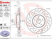 Disc frana BREMBO 09.C828.11