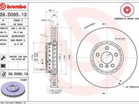 Disc frana BREMBO 09.D095.13