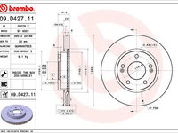 Disc frana BREMBO 09.D427.11