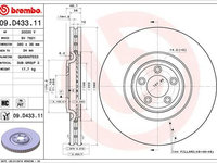 Disc frana BREMBO 09.D433.11