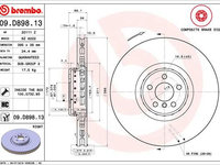 Disc frana BREMBO 09.D898.13