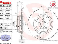 Disc frana BREMBO 09.D901.13