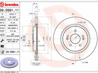 Disc frana BREMBO 09.D991.11