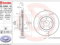 Disc frana BREMBO 09.N264.11