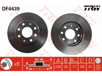 Disc frana Chevrolet AVEO limuzina (T250, T255) 2005-2016 #2 09309020