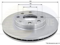 Disc frana CHEVROLET CORSA limuzina COMLINE ADC1008V