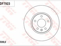 Disc frana CHEVROLET CRUZE hatchback J305 TRW DF7923