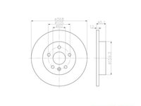 Disc frana Chevrolet CRUZE Station Wagon (J308) 2012-2016 #3 08B35710