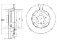 Disc frana CHEVROLET LACETTI Combi (J200) (2005 - 2016) KRIEGER 0950004306 piesa NOUA