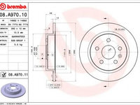 Disc frana CHEVROLET MALIBU (V300) (2012 - 2020) BREMBO 08.A970.11