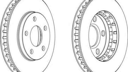 Disc frana CHEVROLET TRAILBLAZER KC FERODO DD