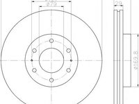 Disc frana CHEVROLET TRAILBLAZER (KC_), ISUZU ASCENDER, SAAB 9-7X - MINTEX MDC2213