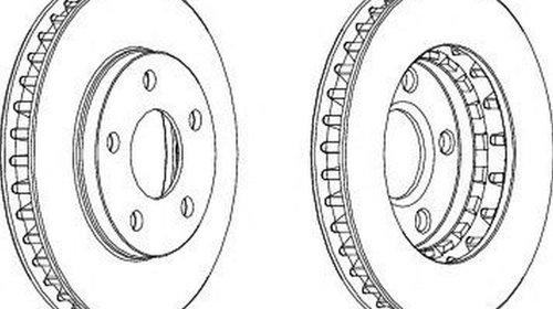 Disc frana CHEVROLET TRANS SPORT FERODO DDF10