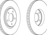 Disc frana CHRYSLER GRAND VOYAGER IV (RG, RS), DODGE CARAVAN (RG_), CHRYSLER TOWN & COUNTRY V (RT) - WAGNER WGR1372-1