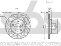 Disc frana CHRYSLER LE BARON Cabriolet sbs 1815209309