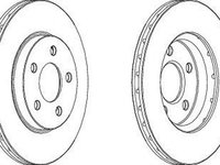 Disc frana CHRYSLER NEON II FERODO DDF1376