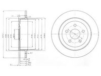 Disc frana CHRYSLER NEON PL DELPHI BG3593