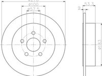 Disc frana CHRYSLER SEBRING JR TEXTAR 92108600