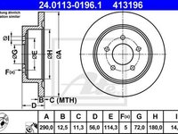 Disc frana CHRYSLER VOYAGER III GS ATE 24011301961