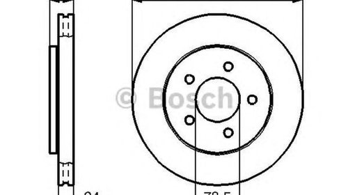 Disc frana CHRYSLER VOYAGER III GS BOSCH 0986