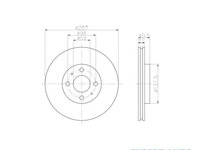 Disc frana Chrysler YPSILON 2011-2016 #2 09584310