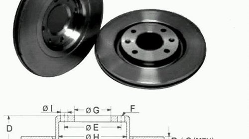 Disc frana cielo 13", disc frana daewoo cielo