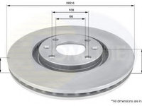 Disc frana CITROËN BERLINGO (B9) (2008 - 2016) COMLINE ADC1519V