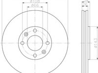 Disc frana CITROËN BERLINGO platou / sasiu (B9) (2008 - 2020) TEXTAR 92111603