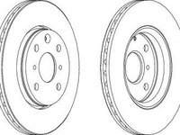 Disc frana CITROËN C1 II (2014 - 2016) FERODO DDF1527