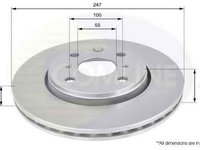 Disc frana CITROËN C1 PM PN COMLINE ADC1561V