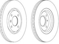 Disc frana CITROËN C3 Picasso (2009 - 2016) FERODO DDF1152