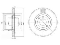 Disc frana CITROËN XANTIA (X1) (1993 - 1998) DELPHI BG2872