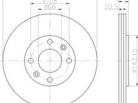 Disc frana CITROËN XSARA (N1) (1997 - 2005) Textar 92048103