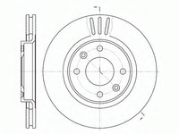 Disc frana CITROEN BERLINGO caroserie (M) (1996 - 2016) REMSA 6603.10 piesa NOUA