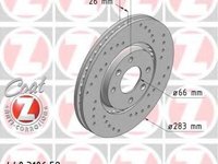 Disc frana Citroen BERLINGO I caroserie (M_), Citroen BERLINGO (MF), PEUGEOT GRAND RAID microbus (5F) - ZIMMERMANN 440.3106.52