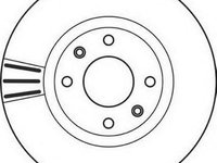 Disc frana Citroen BERLINGO I caroserie (M_), Citroen BERLINGO (MF), PEUGEOT RANCH caroserie (5) - JURID 562129JC