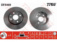 Disc frana Citroen C1 II 2014-2016 #2 00004246J0