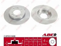 Disc frana CITROEN C2 ENTERPRISE (2009 - 2016) ABE C4P007ABE piesa NOUA