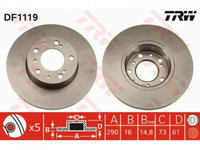 Disc frana Citroen C25 bus (280_, 290_) 1981-1994 #2 07899