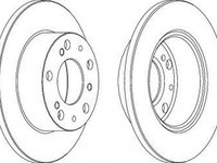 Disc frana CITROEN C25 bus 280 290 FERODO DDF117