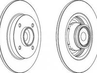 Disc frana CITROEN C3 Picasso FERODO DDF1560