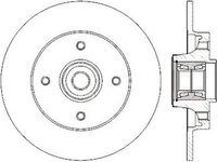 Disc frana CITROEN C3 Picasso JURID 562374J