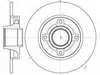 Disc frana CITROEN C4 Grand Picasso I UA ROADHOUSE 61014