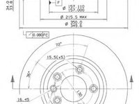 Disc frana Citroen C4 I (LC_), PEUGEOT 308 (4A_, 4C_), PEUGEOT 308 SW combi - METZGER 25100 E