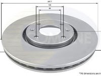 Disc frana CITROEN C5 I Break DE COMLINE ADC1544V