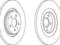 Disc frana CITROEN C8 (EA, EB) (2002 - 2016) FERODO DDF1181C piesa NOUA