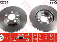 Disc frana CITROEN DISPATCH Van (BS_, BT_, BY_, BZ_) - Cod intern: W20009274 - LIVRARE DIN STOC in 24 ore!!!