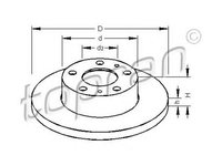 Disc frana CITROEN JUMPER bus 230P TOPRAN 722450